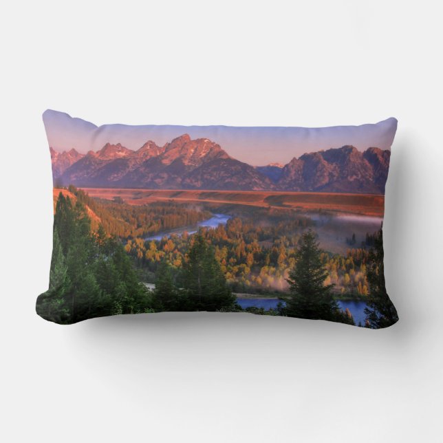 Coussin Rectangle Vue du matin (Recto)