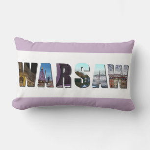 Coussin Rectangle Vues de Varsovie Pologne