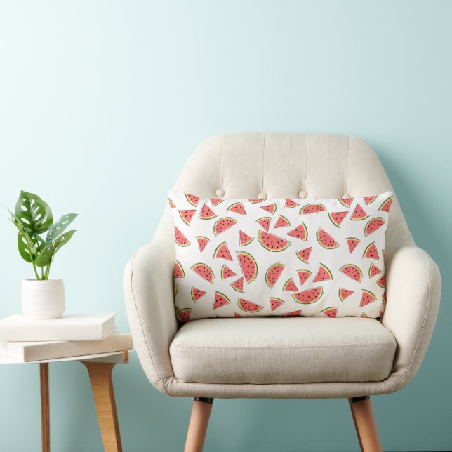 Coussin Rectangle Watermelon Multi 2 jaune vert dos lombaire (Chaise)