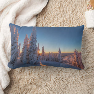 Coussin Rectangle Whitefish, Montana