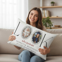 Who's Graduated Black Elegant Photo Collage Throw 