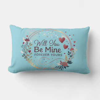Coussin Rectangle Will You Be Mine – A Timeless Promise of Love