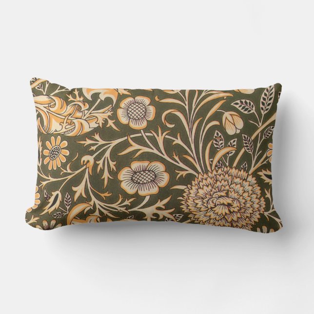 Coussin Rectangle William Morris Cherwell Motif de fond d'écran (Recto)