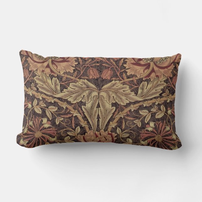 Coussin Rectangle William Morris Honeysuckle Classic English Art (Recto)