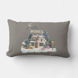 Coussin Rectangle Winter Wishes Christmas Gift For Home Decor Pillow