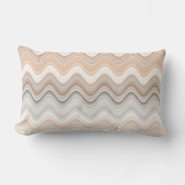 Coussin Rectangle Zigzag Multicolor Motif (Recto)
