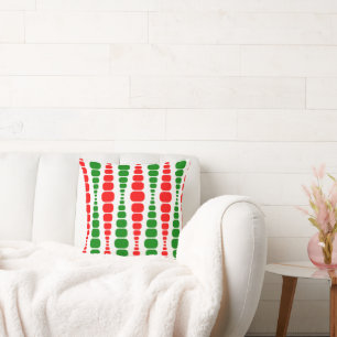 Coussin Rectangles modernes de Noël 
