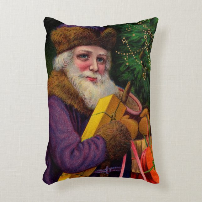 Coussin rectangulaire Amethyst Père Noël (Devant(Vertical))