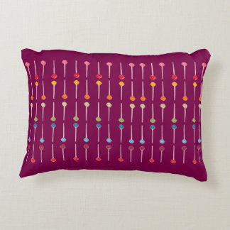 Coussin rectangulaire de Motif de point rétro colo