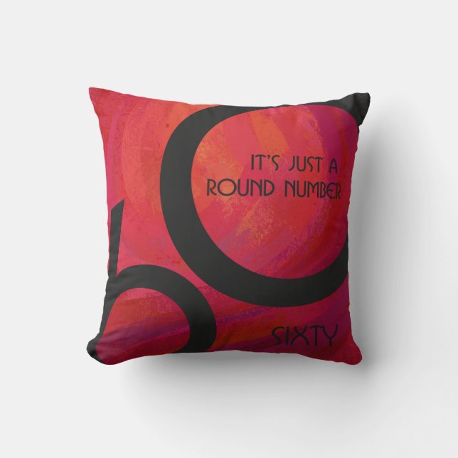 Coussin Red 60 Dix Anniversaire (Recto)