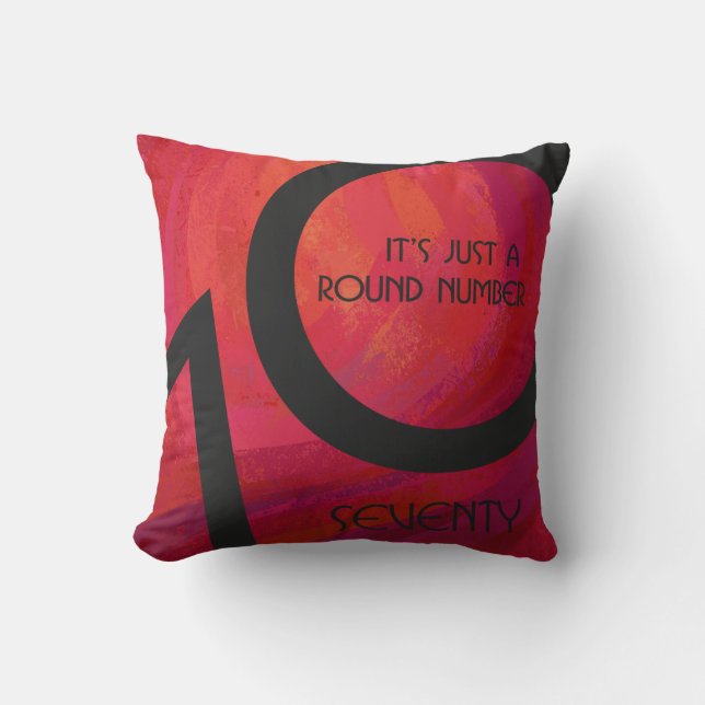 Coussin Red 70 Dix Anniversaire (Recto)