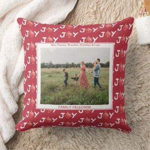 Coussin Red Christmas Joy