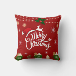 Coussin red christmas pillow