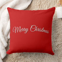 Coussin Red Christmas Throw Pillow