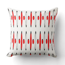 Red Gray Black Retrofuturism Designer Modernist