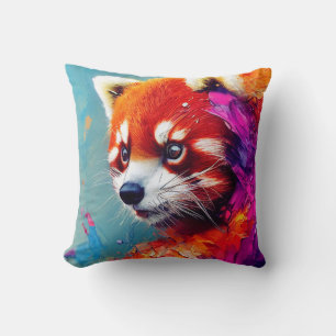 Coussin Red Panda Animal Discovery Adventure Nature
