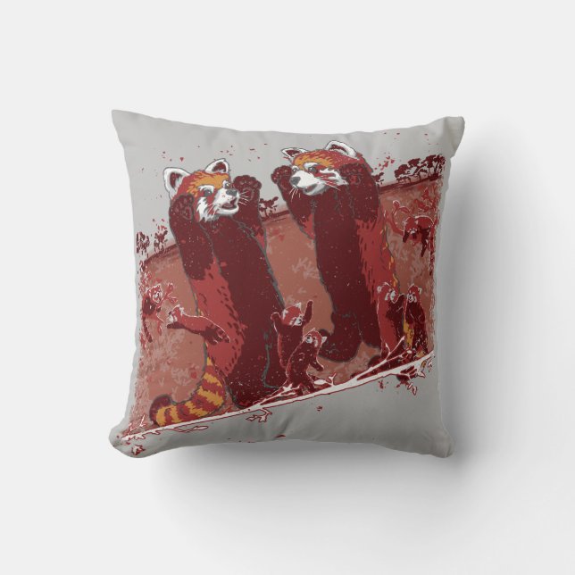 Coussin Red Panda Fury (Recto)
