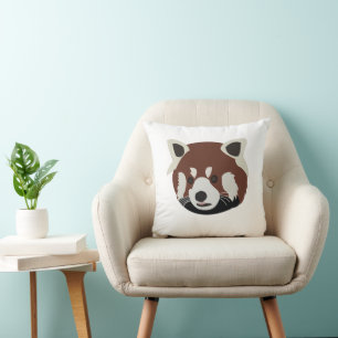 Coussin Red Panda Raccoon Red Panda