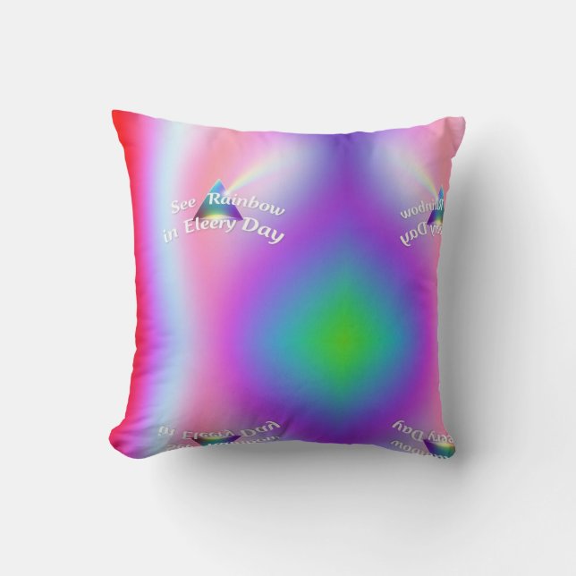 Coussin Reflets de l'Arc-en-Ciel (Recto)