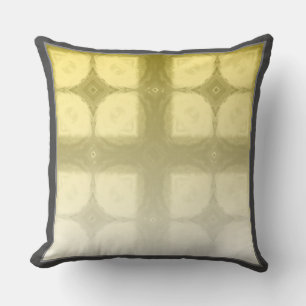 Coussin Réflexion jaune sur la fenêtre en verre tendu