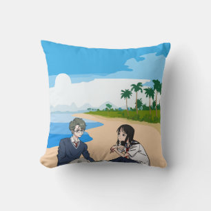 Coussin Réflexions sur le bord de mer - Moments tranquille