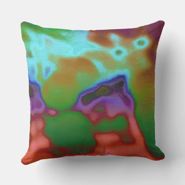 Coussin Réflexions sur les couleurs (Verso)