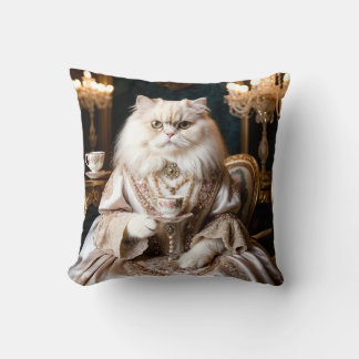 Coussin Regal Cat à Gown