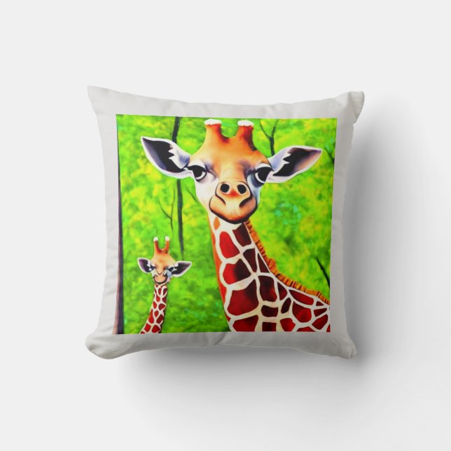 Coussin Regard de girafe (Recto)
