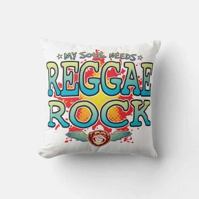 Coussin Reggae Rock Soul Cushion (Recto)