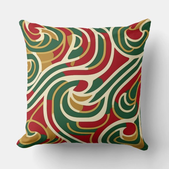 Coussin Reggae Tribal Pop Art (Recto)