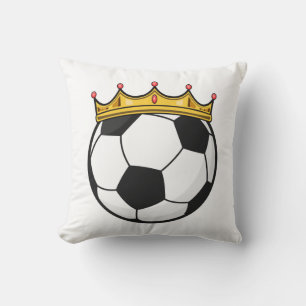 Coussin Reine Couronne de Football