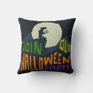 Coussin Rejoignez la fête d'Halloween