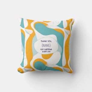 Coussin Remerciement à un Enseignant –  Personnalisé