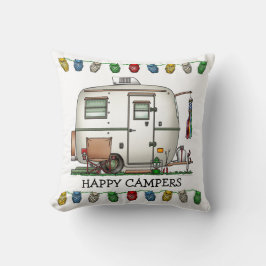Coussin Remorque en verre vintage mignonne de voyage de
