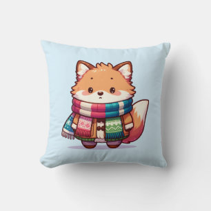 Coussin Renard Choupinet en Hiver