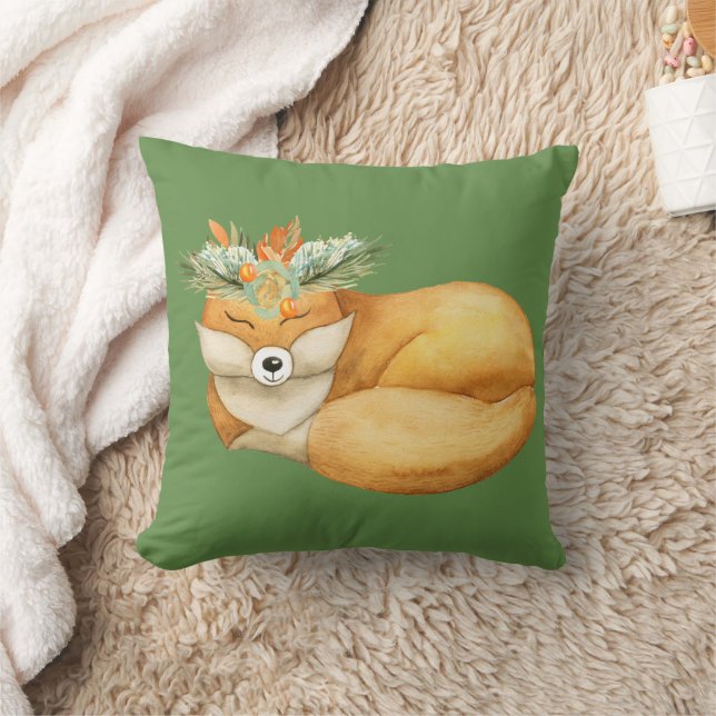 Coussin Renard de Noël (Couverture)