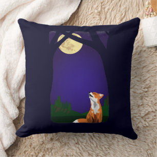 Coussin Renard de pleine lune