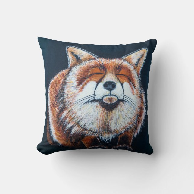 Coussin Renard étanche et couché (Recto)