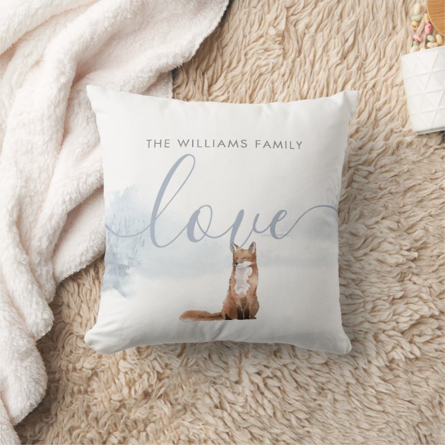 Coussin Renard hivernal (Couverture)