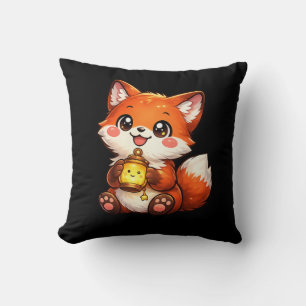 Coussin Renard Mignon Kawaii
