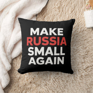 Coussin Rendre la Russie plus petite, la Russie plus petit