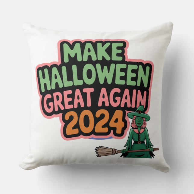 Coussin Rendre l'Halloween grand encore Jouer l'oreiller (Recto)
