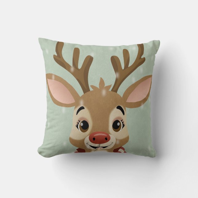Coussin Renne (Recto)