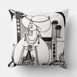 Coussin Rennie Mackintosh inspiré