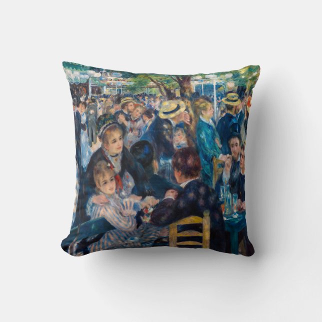 Coussin Renoir - Danse au Moulin de la Galette (Recto)