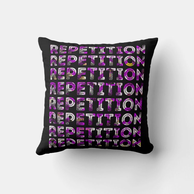 Coussin Répétition (Verso)
