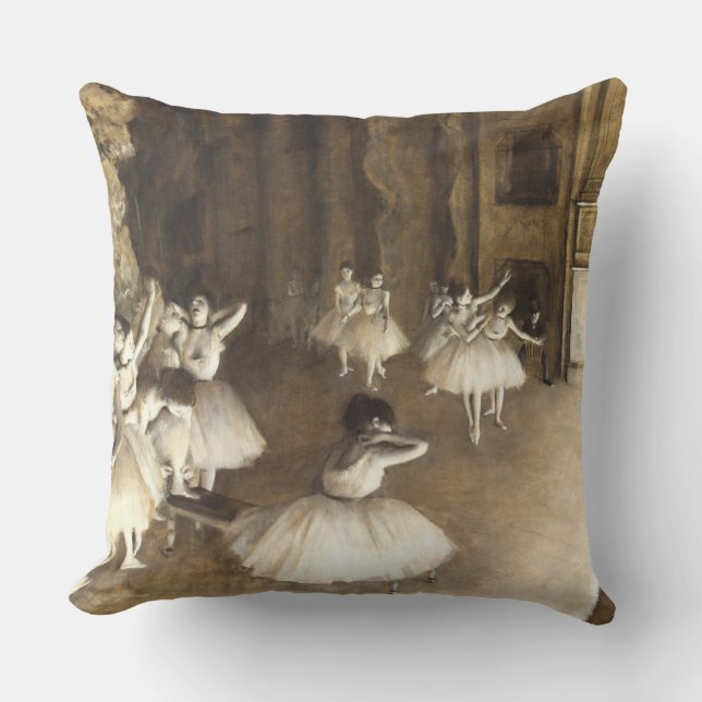 Coussin Répétition de ballet d'Edgar Degas | (Recto)