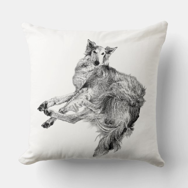 Coussin Repos en forme – Silken Windhound (Recto)