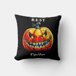 Coussin Reposez-vous si vous osez Halloween Smiling Citrou