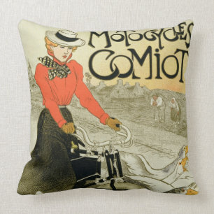 Coussin Reproduction d'une publicité par affichage Comiot